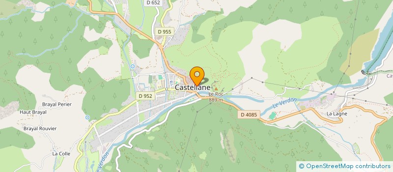 localisation de l'entreprise COLLOMP à CASTELLANE