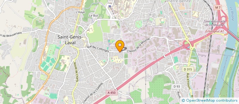 localisation de l'entreprise COLLONGES PATRIMOINE  SAINT-GENIS-LAVAL