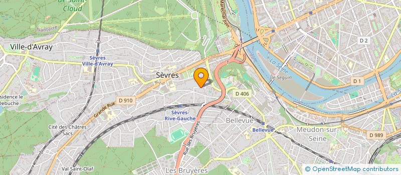 localisation de l'entreprise COLLOQUE  SEVRES