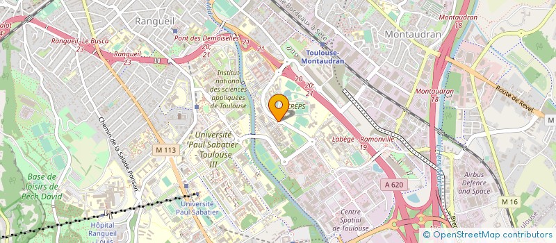 localisation de l'entreprise COLLOQUE SUP'AERO à TOULOUSE
