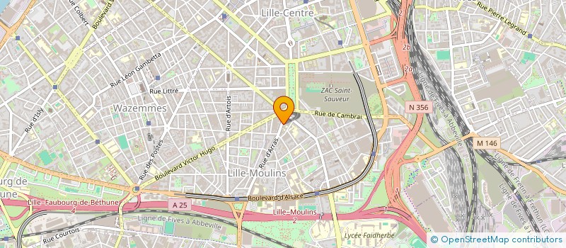 localisation de l'entreprise COLLOS ZORDAN INDIVISION  LILLE