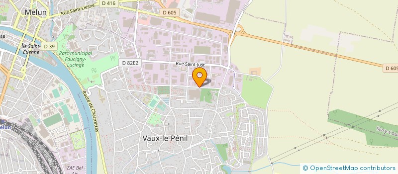 localisation de l'entreprise COLLOT ELASTOMERES à VAUX-LE-PENIL