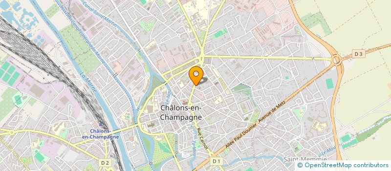 localisation de l'entreprise COLLOT PASCAL à CHALONS-EN-CHAMPAGNE