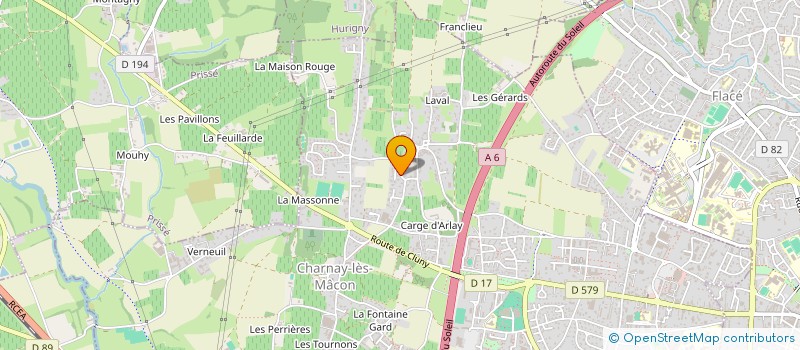 localisation de l'entreprise COLLOVRAY LAURENT à CHARNAY-LES-MACON