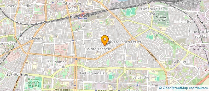localisation de l'entreprise COLLPORTERRE  RENNES