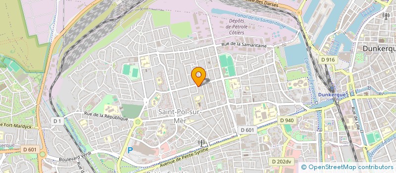 localisation de l'entreprise COLLYNAIR à DUNKERQUE