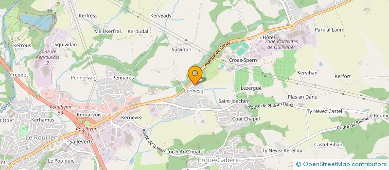 localisation de l'entreprise COLM  ERGUE-GABERIC