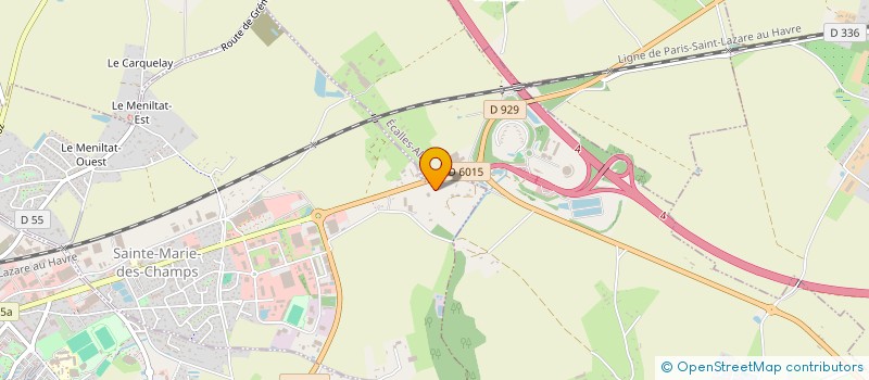 localisation de l'entreprise COLM  SAINTE-MARIE-DES-CHAMPS