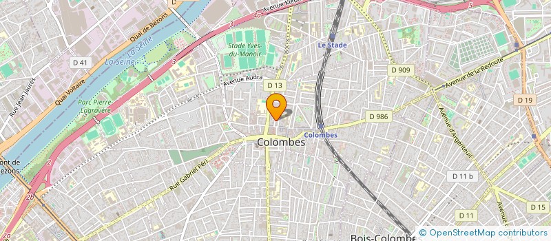 localisation de l'entreprise COLMA à COLOMBES