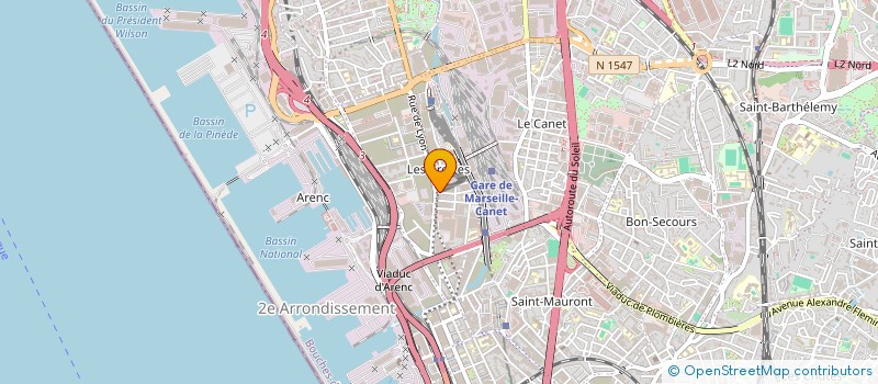 localisation de l'entreprise COLMAG IMPORT à MARSEILLE