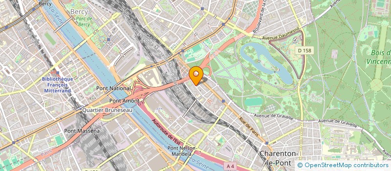 localisation de l'entreprise COLMANT  CHARENTON-LE-PONT