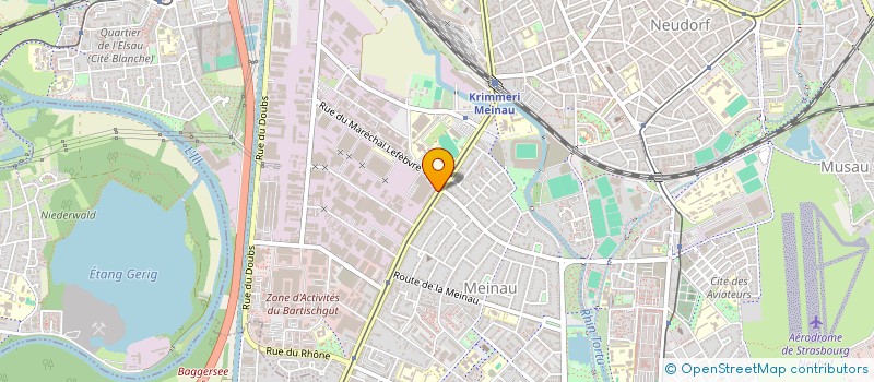 localisation de l'entreprise COLMAR 200  STRASBOURG