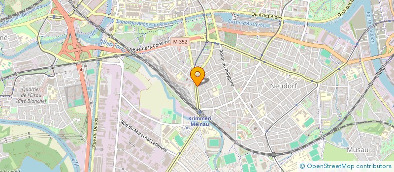 localisation de l'entreprise COLMAR 99 2 à STRASBOURG