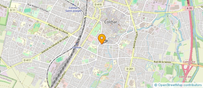 localisation de l'entreprise COLMAR CENTRE ALSACE HANDBALL  COLMAR