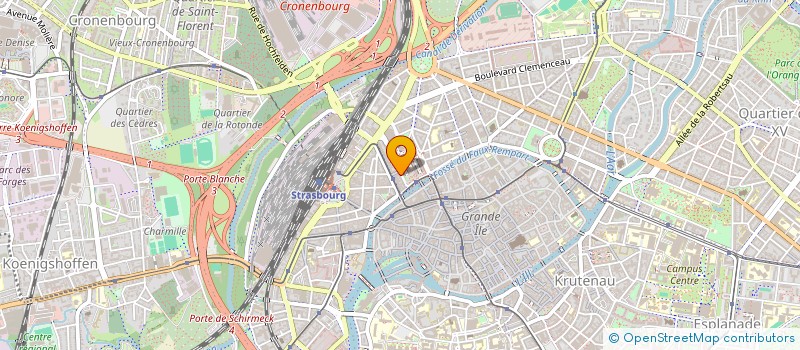 localisation de l'entreprise COLMAR CLOS PASTEUR à STRASBOURG