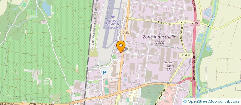 localisation de l'entreprise COLMAR MEUBLES  COLMAR