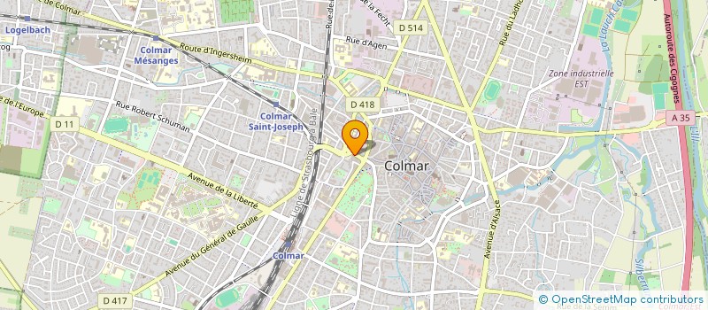 localisation de l'entreprise COLMAR PATRIMOINE ARMINDO PROMOTION  COLMAR
