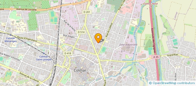 localisation de l'entreprise COLMAR TRAIL AVENTURES  COLMAR