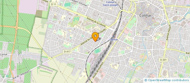 localisation de l'entreprise COLMAR VERTICAL  COLMAR