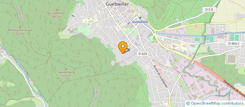 localisation de l'entreprise COLMAR VOLETS SERVICES  GUEBWILLER