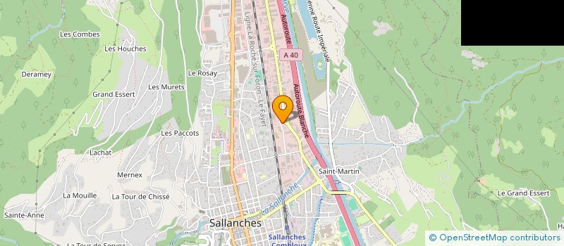 localisation de l'entreprise COLMARO à SALLANCHES
