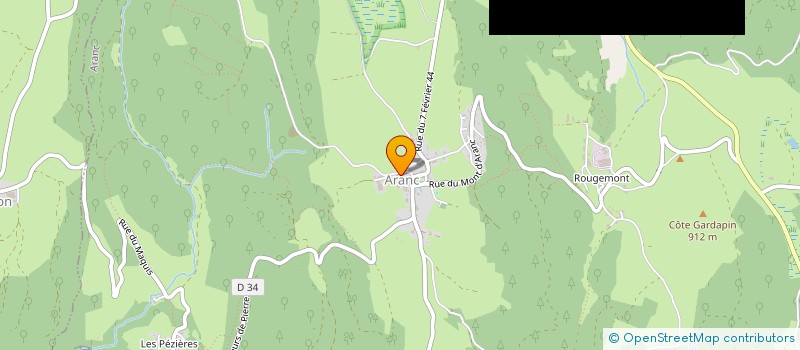 localisation de l'entreprise COLMART DEVELOPPEMENT  PLATEAU D'HAUTEVILLE