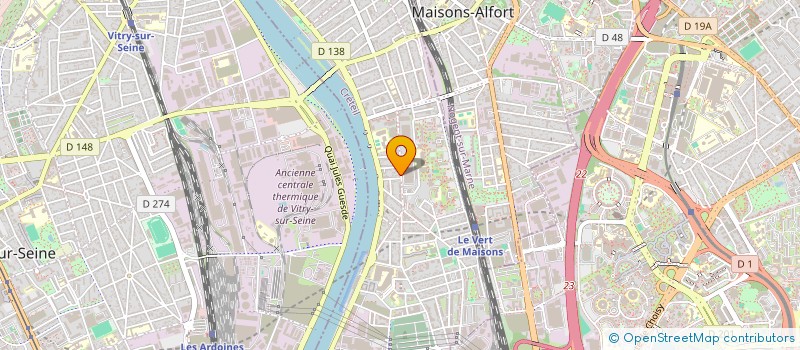 localisation de l'entreprise COLMEIAS à ALFORTVILLE
