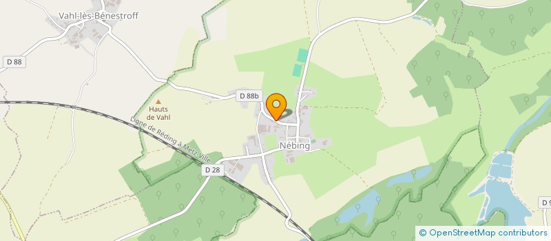 localisation de l'entreprise COLMET à NEBING