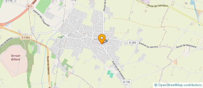 localisation de l'entreprise COLMI  MALISSARD