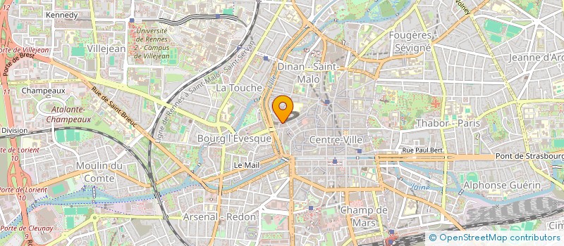 localisation de l'entreprise COLMO à RENNES