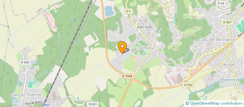 localisation de l'entreprise COLMONT à LAON