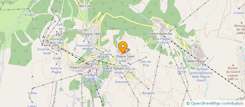 localisation de l'entreprise COLNOT  LA PLAGNE TARENTAISE