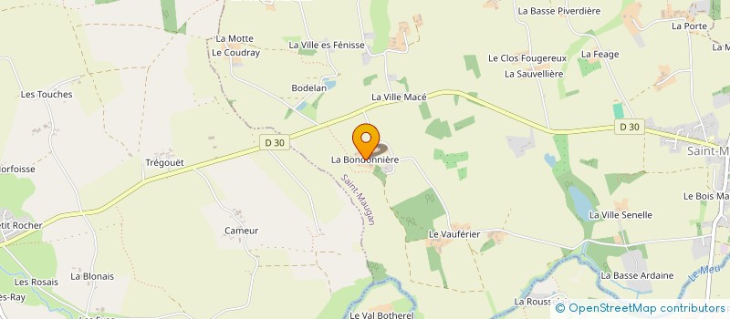 localisation de l'entreprise COLNOT-ROULLE  SAINT-MAUGAN