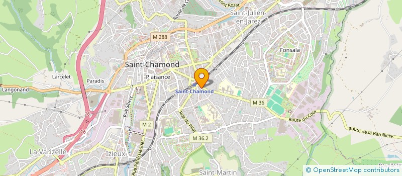 localisation de l'entreprise COLO  SAINT-CHAMOND