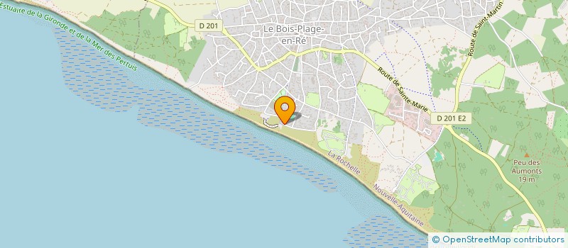 localisation de l'entreprise COLO'RE PEINTURE  LE BOIS-PLAGE-EN-RE