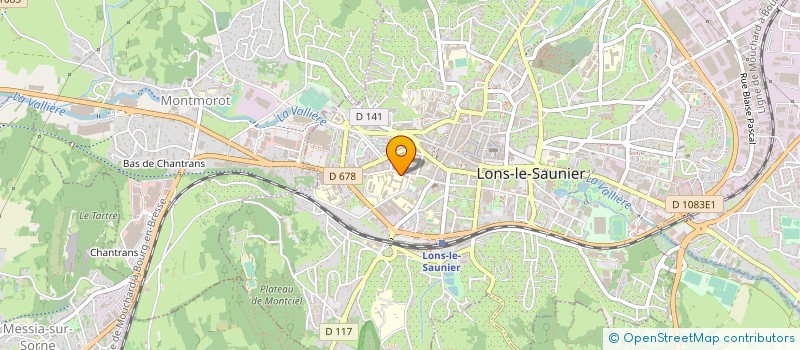 localisation de l'entreprise COLO THERMALE ROUGET DE L ISLE  LONS-LE-SAUNIER