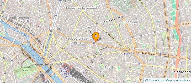 localisation de l'entreprise COLO V.I.P.  PARIS