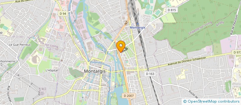 localisation de l'entreprise COLOC à MONTARGIS