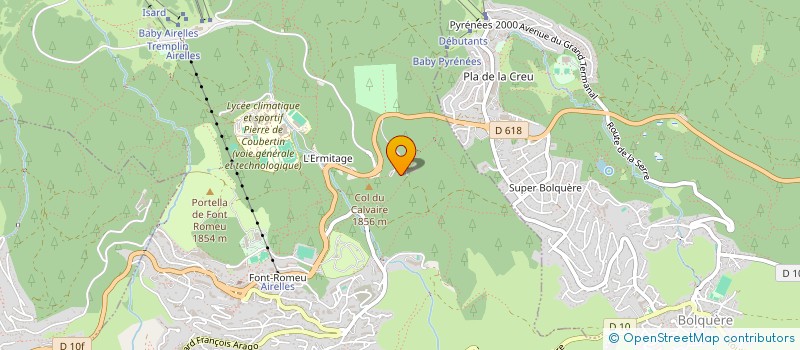 localisation de l'entreprise COLOC'GESTION  FONT-ROMEU-ODEILLO-VIA