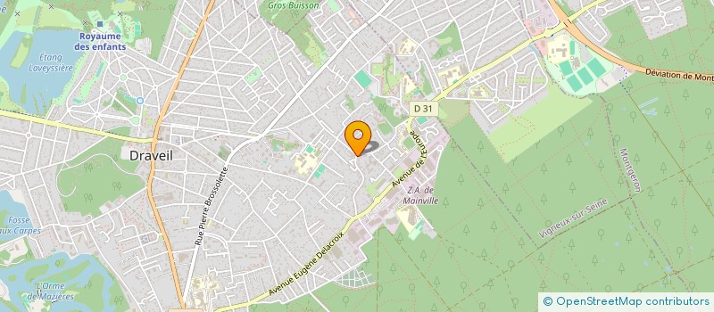 localisation de l'entreprise COLOC RUE DES CREUSES à DRAVEIL