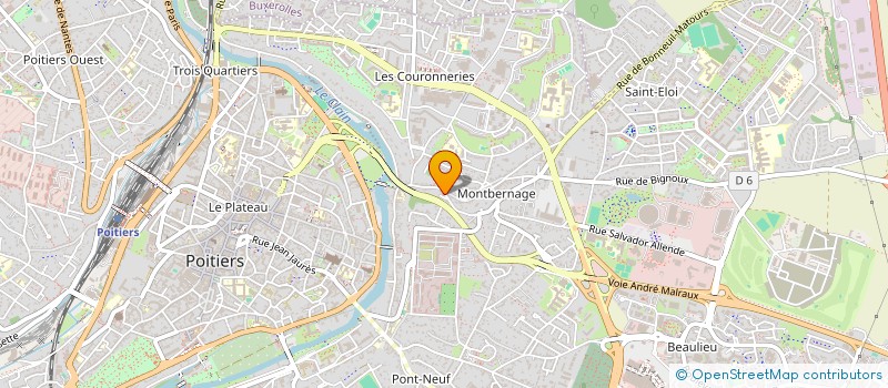 localisation de l'entreprise COLOCA TERRE à POITIERS