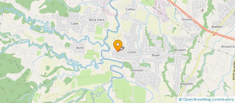 localisation de l'entreprise COLOCAM  LAMENTIN