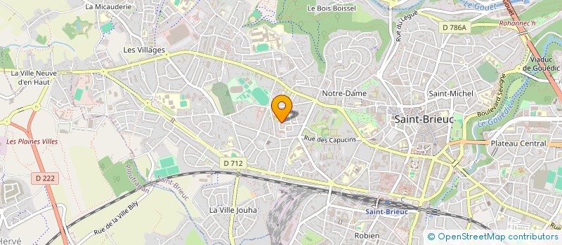 localisation de l'entreprise COLOCATION 13 RUE HENRI BARBUSSE 22000 ST BRIEUC à SAINT-BRIEUC