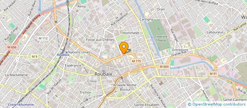 localisation de l'entreprise COLOCATION ROUBAIX  ROUBAIX