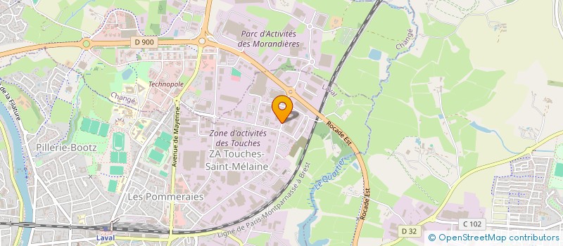 localisation de l'entreprise COLOCAUTO 53 à LAVAL