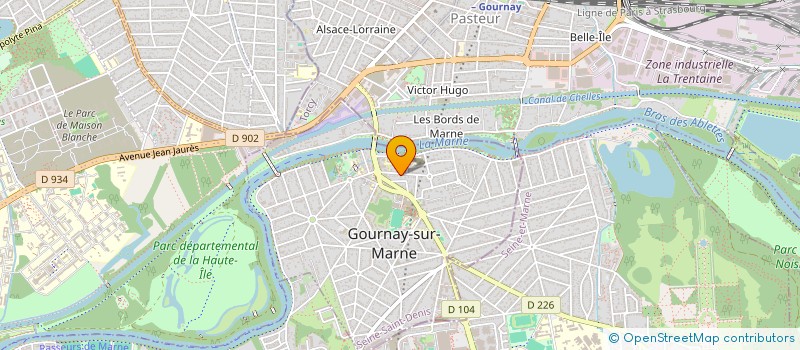localisation de l'entreprise COLODEM à GOURNAY-SUR-MARNE