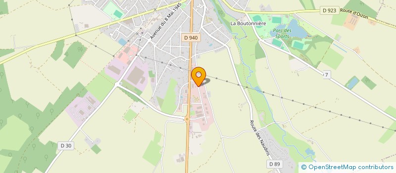 localisation de l'entreprise COLODI  AUBIGNY-SUR-NERE