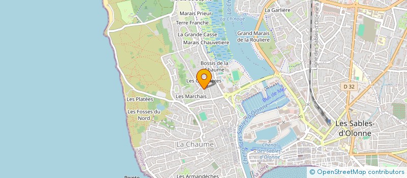 localisation de l'entreprise COLOG à LES SABLES D'OLONNE