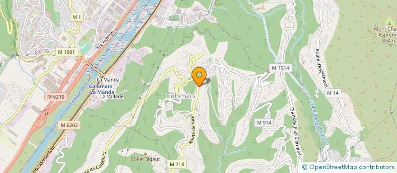 localisation de l'entreprise COLOM'ARTS ASSOCIATION DES ARTISTES DE COLOMARS  COLOMARS