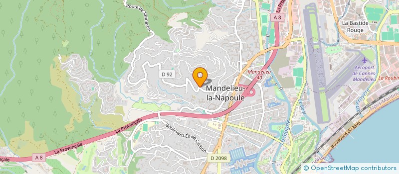 localisation de l'entreprise COLOM.COM à MANDELIEU-LA-NAPOULE